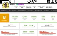 RJ Rock's income from YouTube (Image via Social Blade)